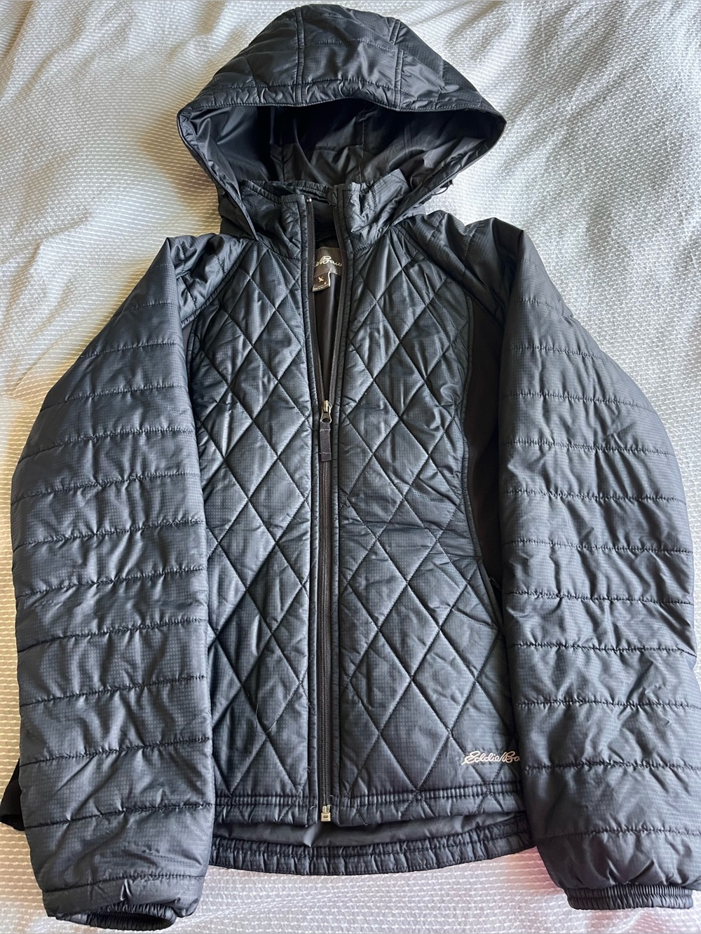 Eddie Bauer Black Quilted Jacket